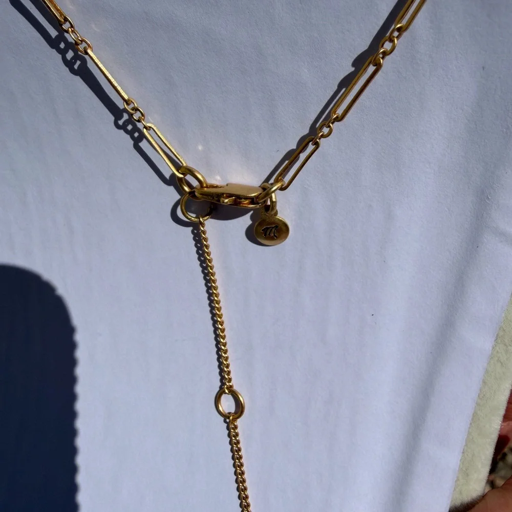 Madewell Blue Aventurine Pendant Necklace - Picture 6 of 6